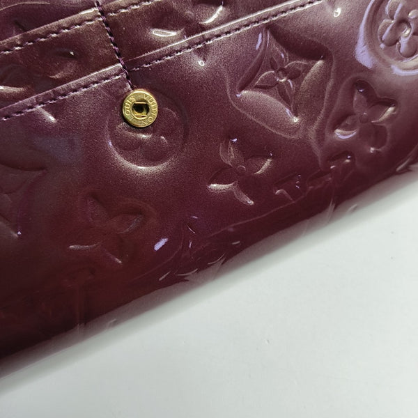 PORTE MONNAIE Patent Leather Purple Wallet