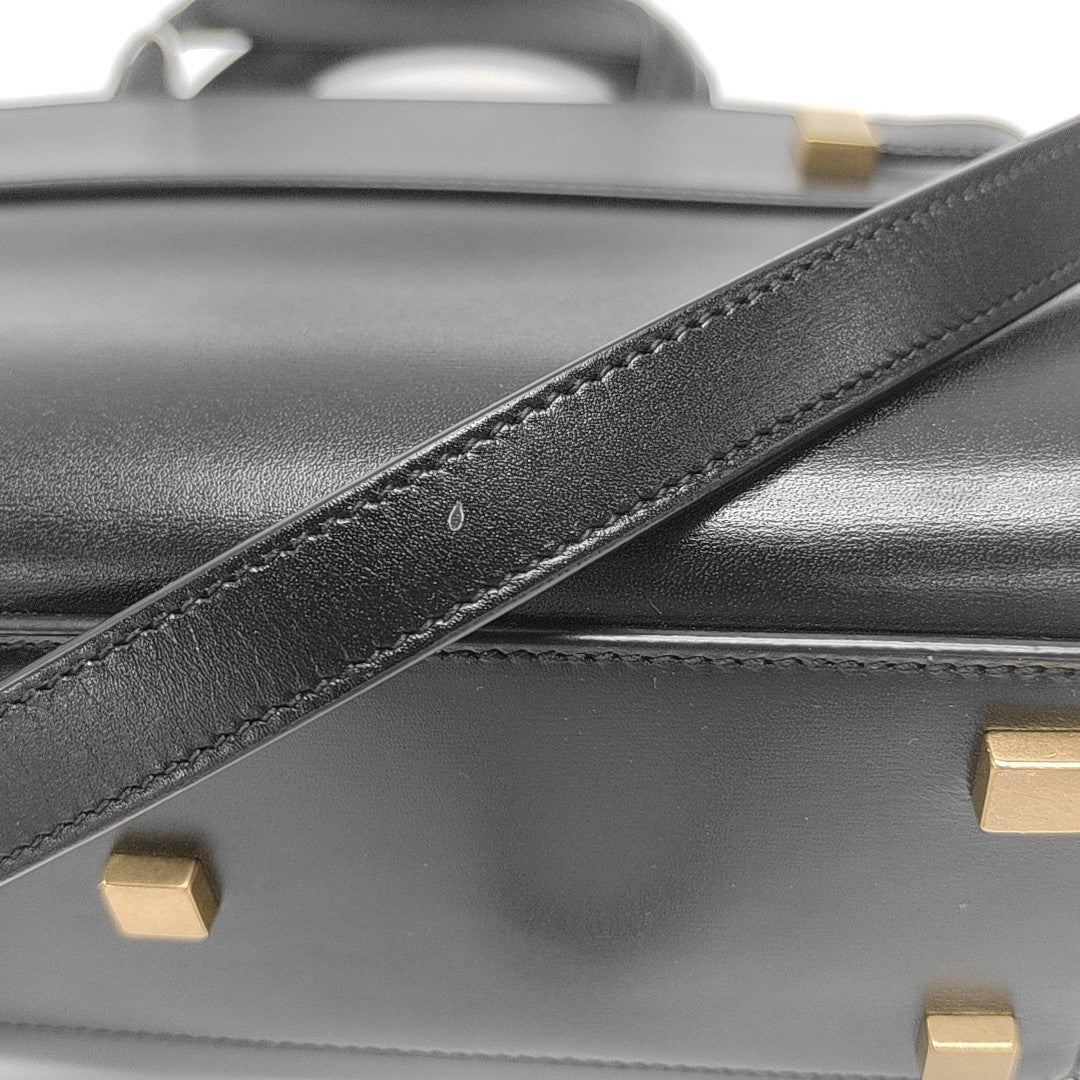 MANHATTAN Nano Calfskin Black
