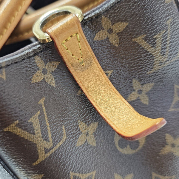 MONTAIGNE Monogram Coated Canvas Brown