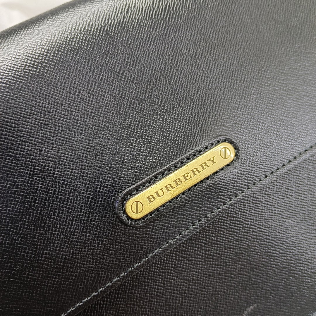 Calfskin Shoulder Bag Black
