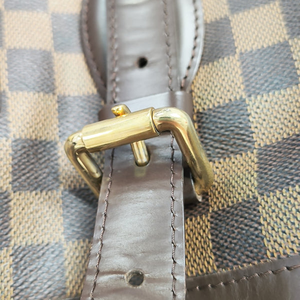 HAMPSTEAD GM Damier Ebene Coated Canvas Brown