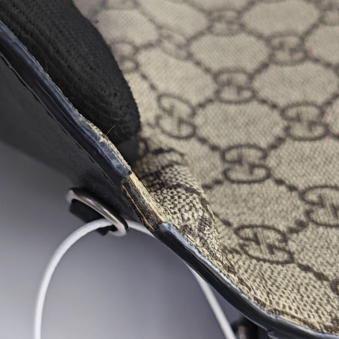 Dionysus Mini Monogram Coated Canvas Black