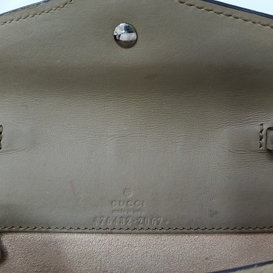 Dionysus Super Mini Monogram Coated Canvas Beige