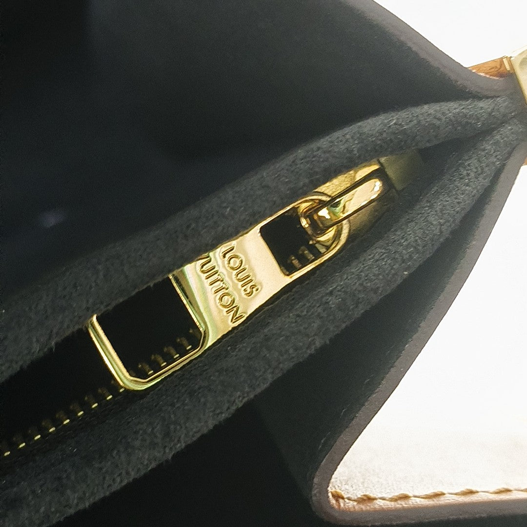 DAUPHINE MM Monogram Coated Canvas Brown