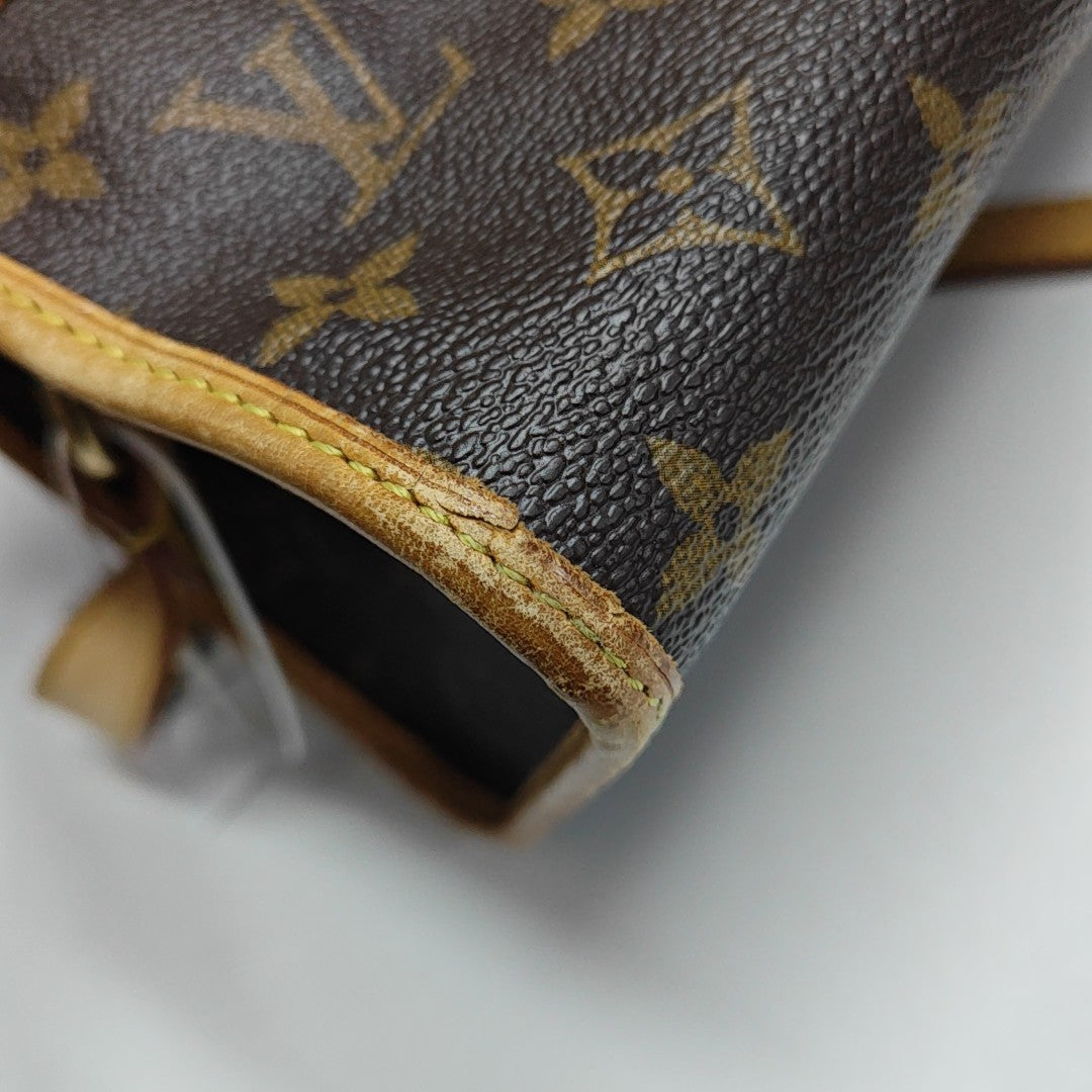 POPINCOURT Monogram Coated Canvas Brown