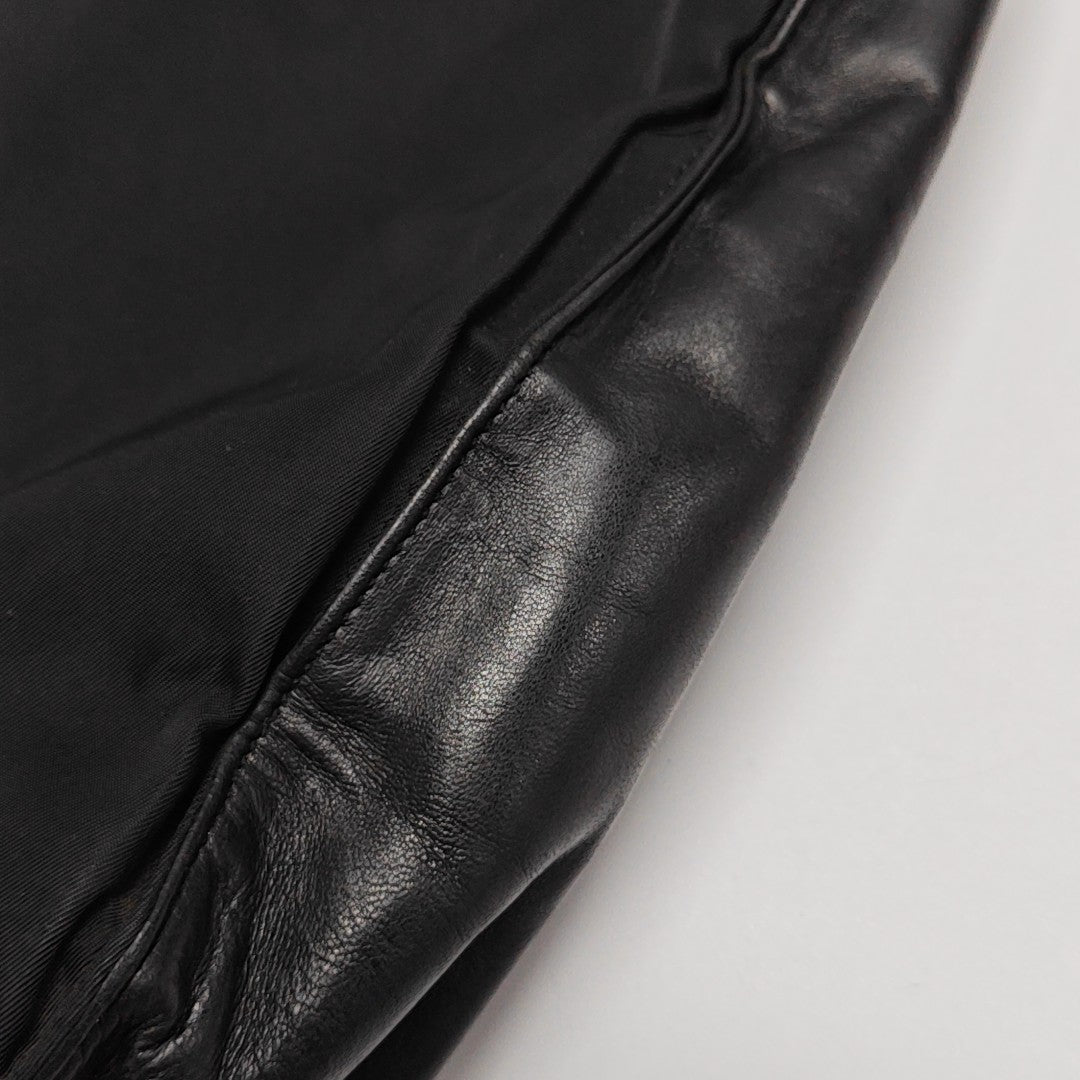 Nylon Shoulder Bag Black
