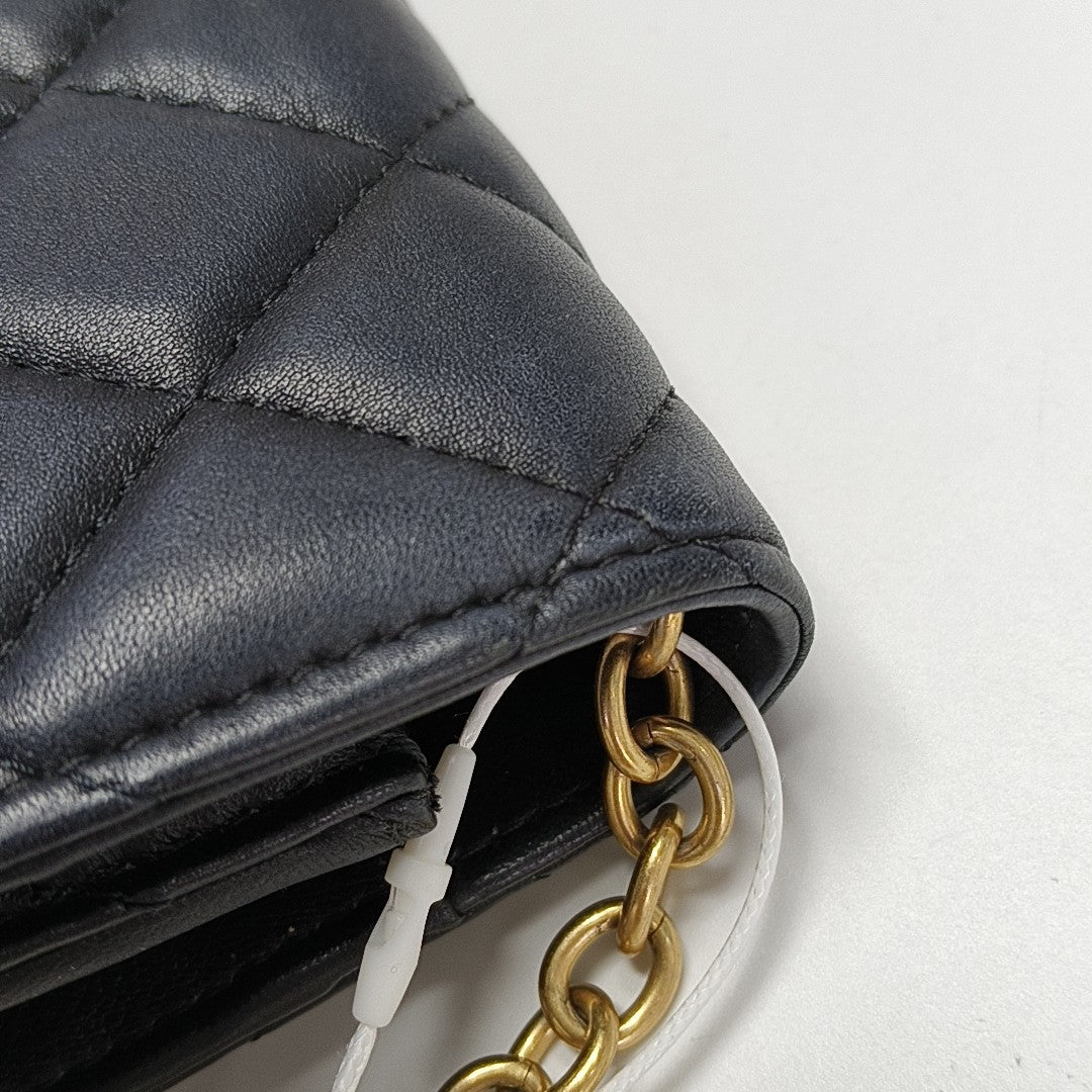 Quilted Lambskin Black