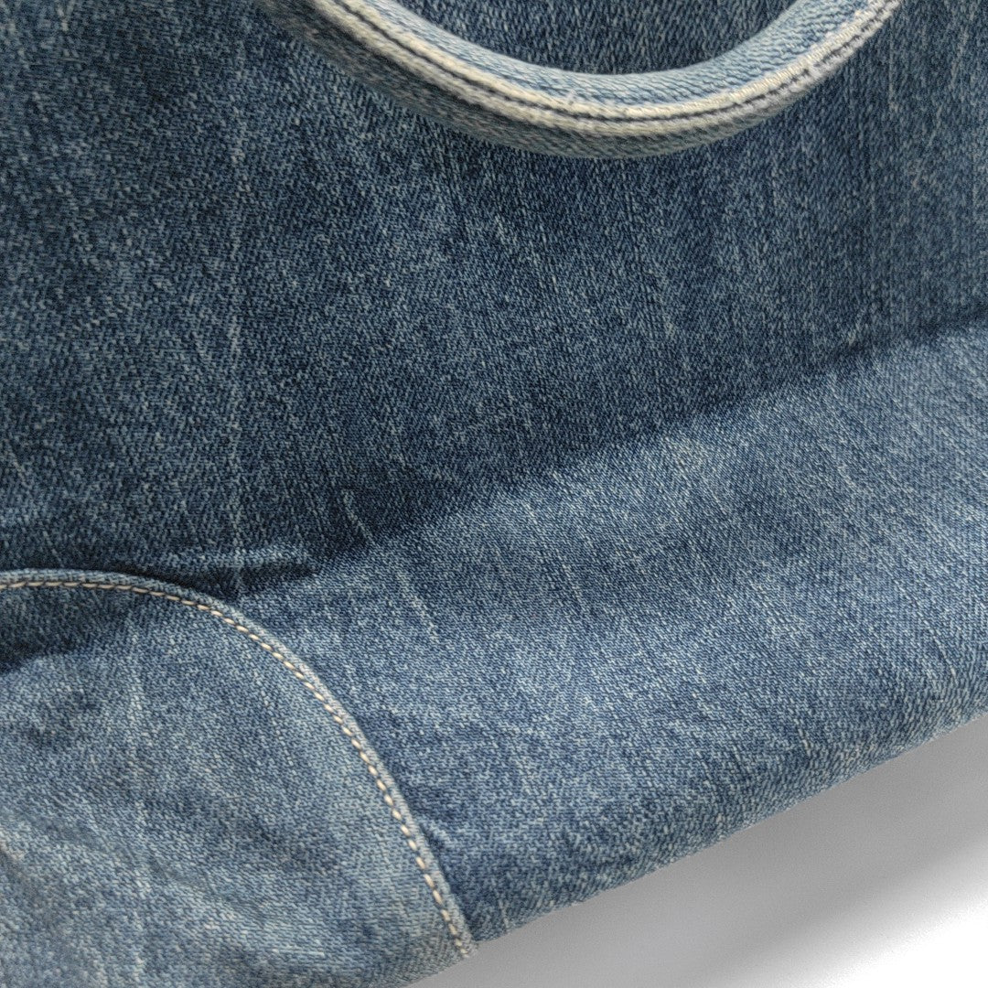 Denim Tote Bag Blue