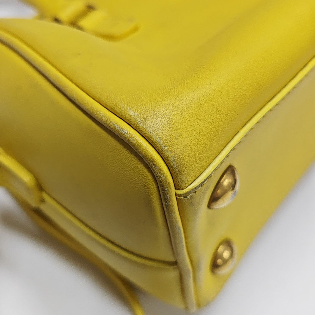 DUFFLE Calfskin Yellow