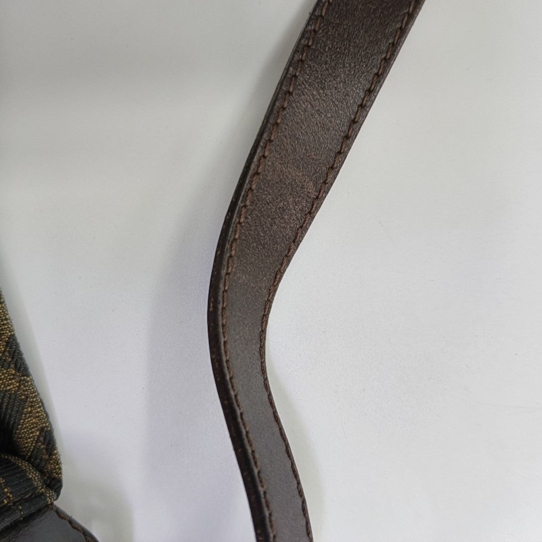 Vintage Canvas Bag Fabric Brown