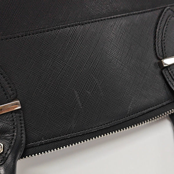 Calfskin Shoulder Bag Black
