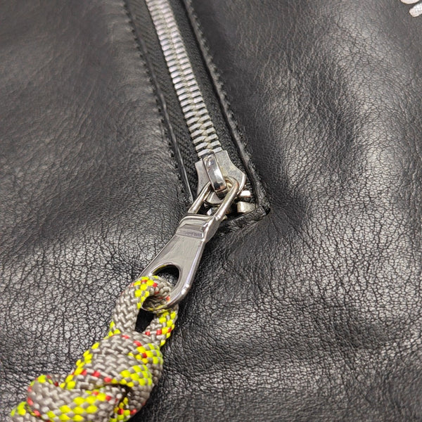 Leather Backpack Black