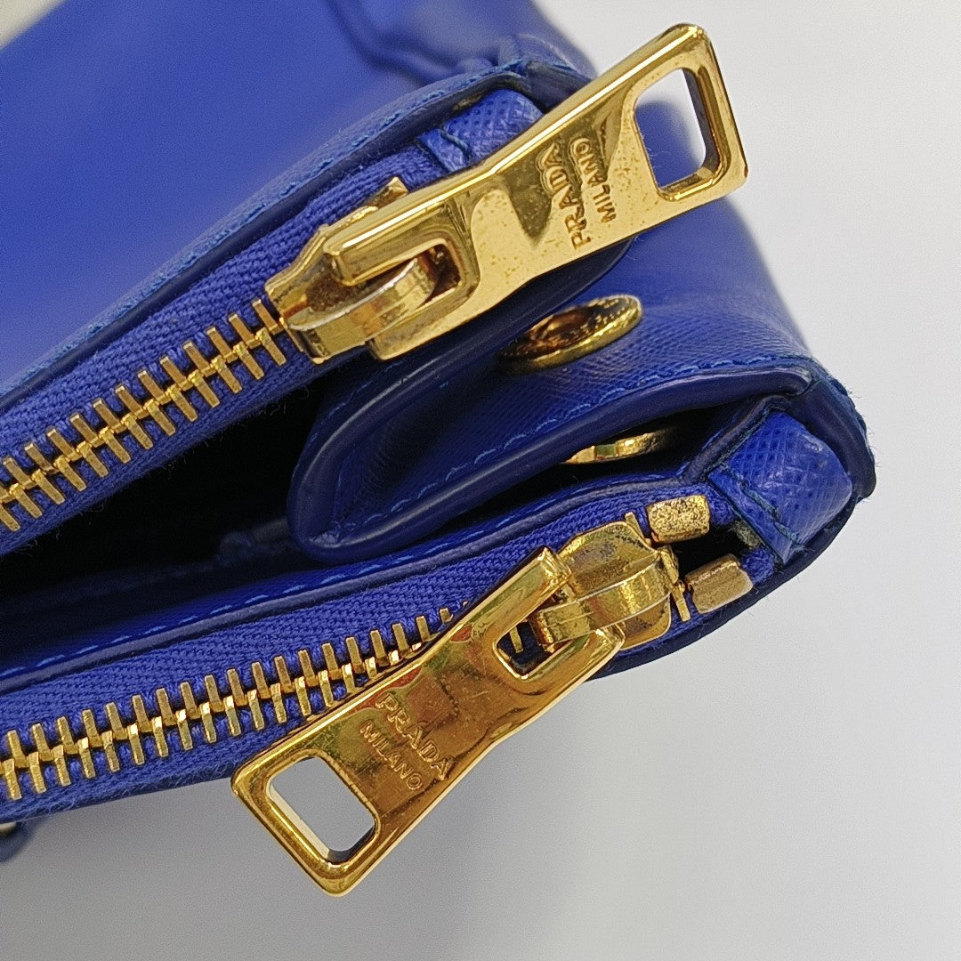Galleria Saffiano Calfskin Blue