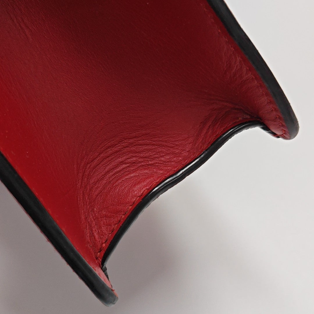 Sylvie Mini Calfskin Red