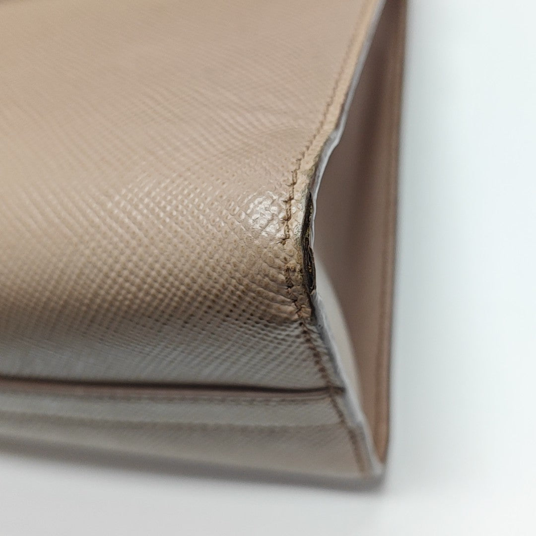 Monochrome Saffiano Calfskin Beige