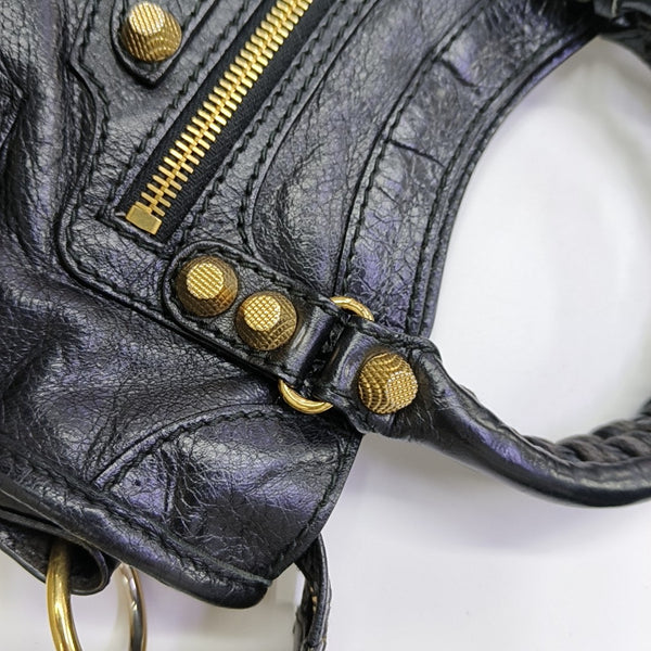 Classic City Mini Lambskin Black