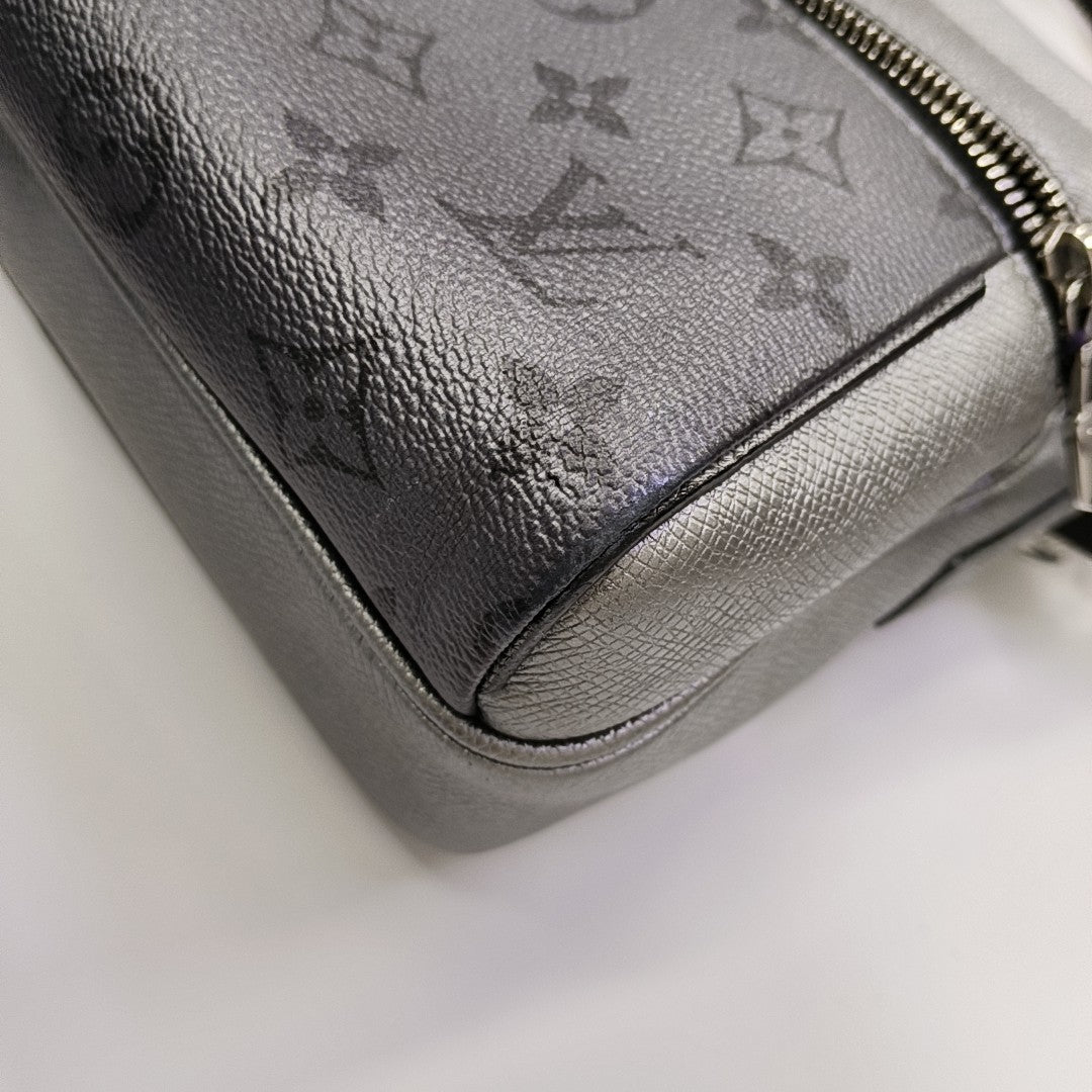 OUTDOOR PM Monogram Coated Canvas Silver