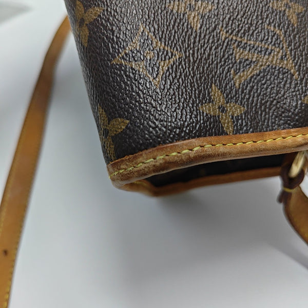 POPINCOURT Monogram Coated Canvas Brown