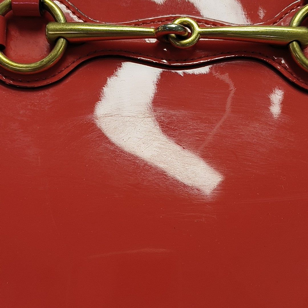Bright Bit Patent Leather Red
