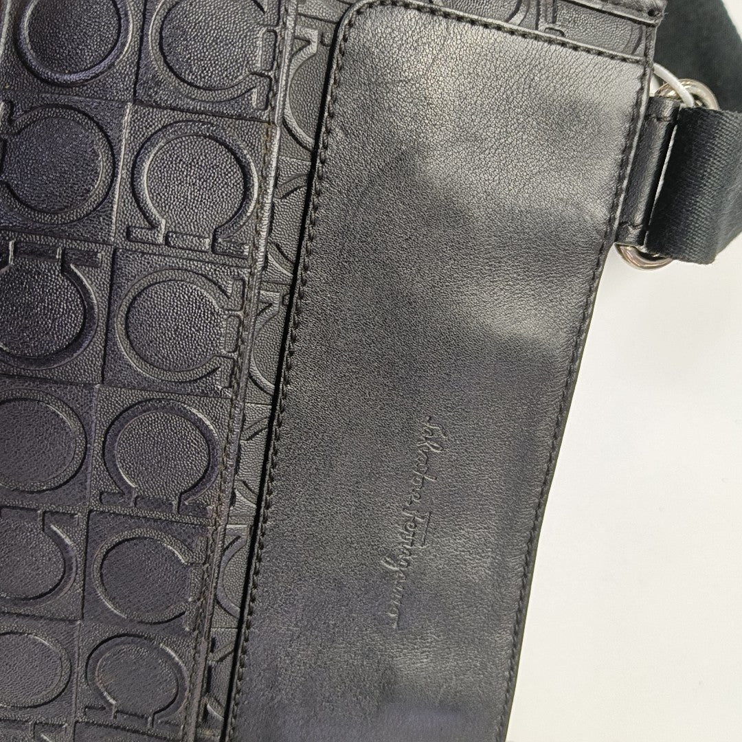 Calfskin Shoulder Bag Black