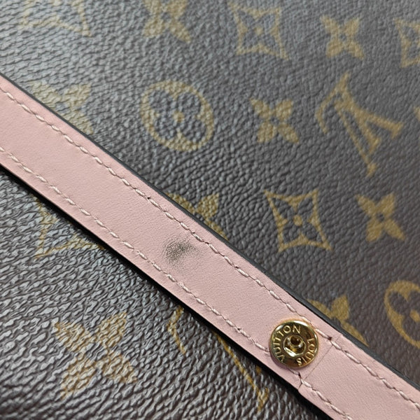 NÉONOÉ MM Monogram Coated Canvas Brown