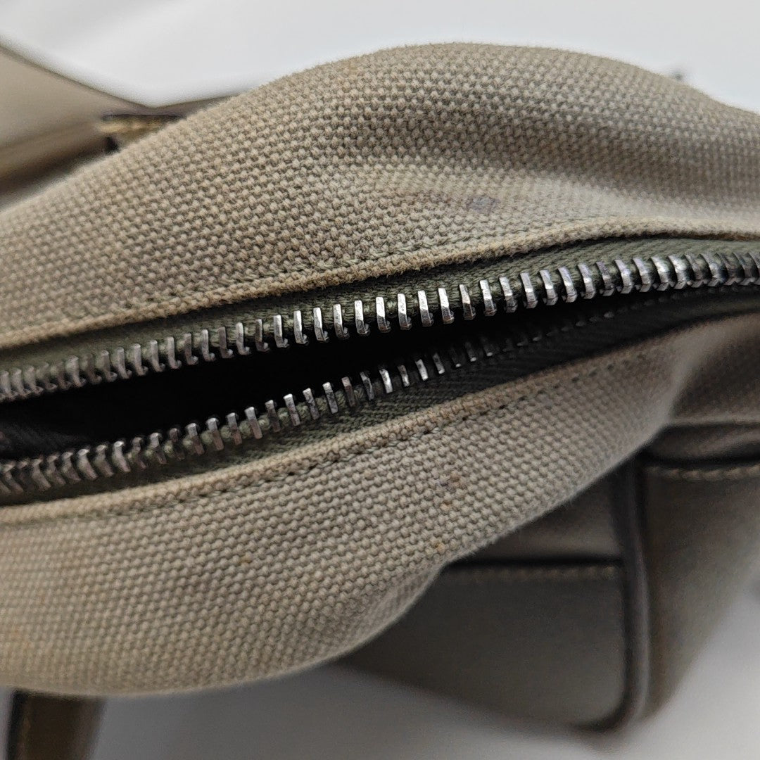 Canvas Top Handle Bag Gray