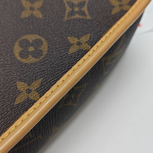 DIANE Nano Monogram Coated Canvas Brown