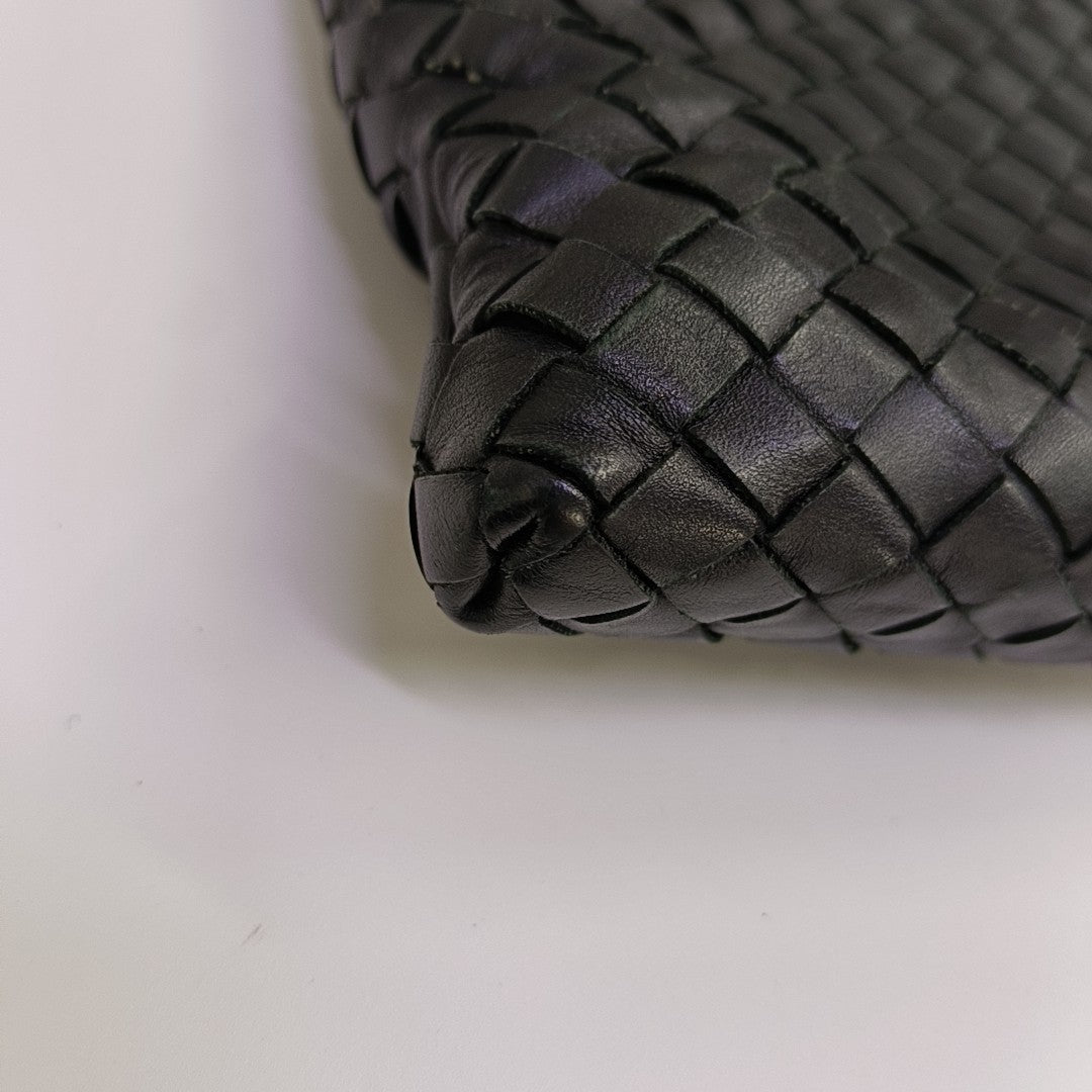 Calfskin Shoulder Bag Black