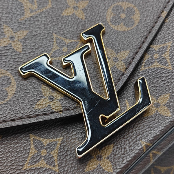 PASSY Monogram Coated Canvas Brown