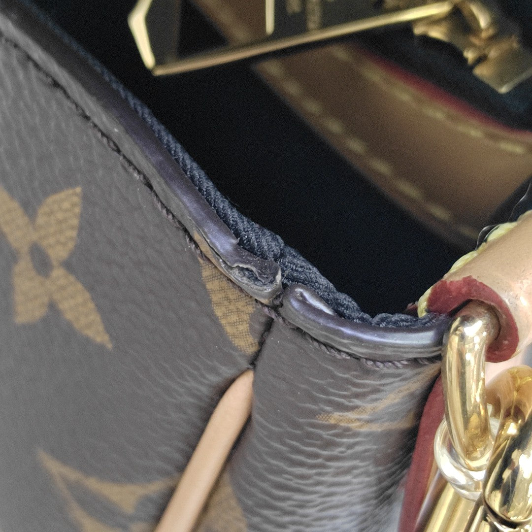 DIANE Monogram Coated Canvas Brown