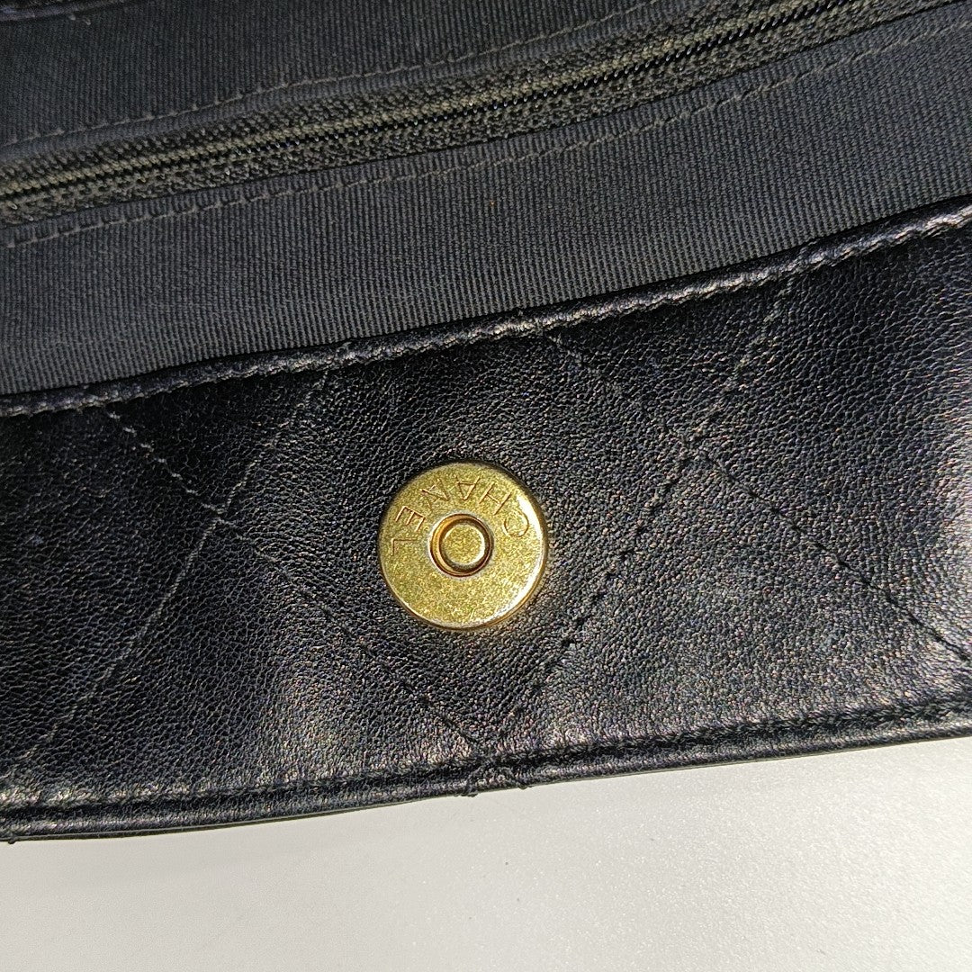 Quilted Lambskin Black