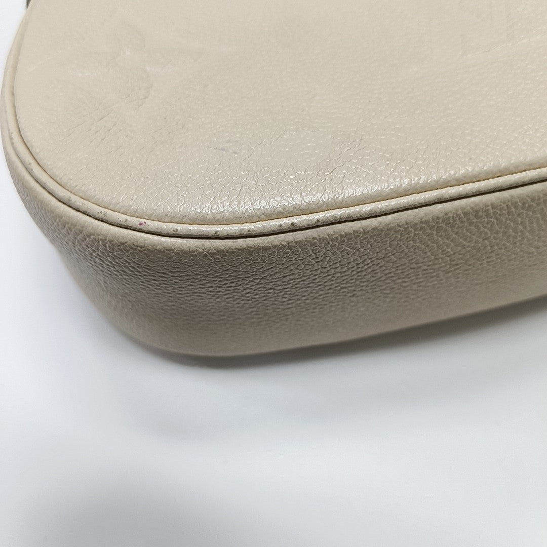 BAGATELLE Monogram Calfskin White