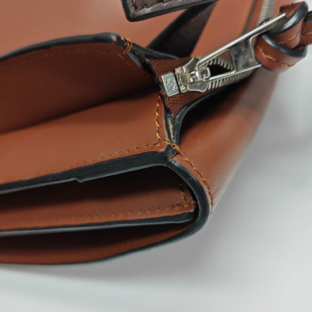 Gusset Calfskin Brown