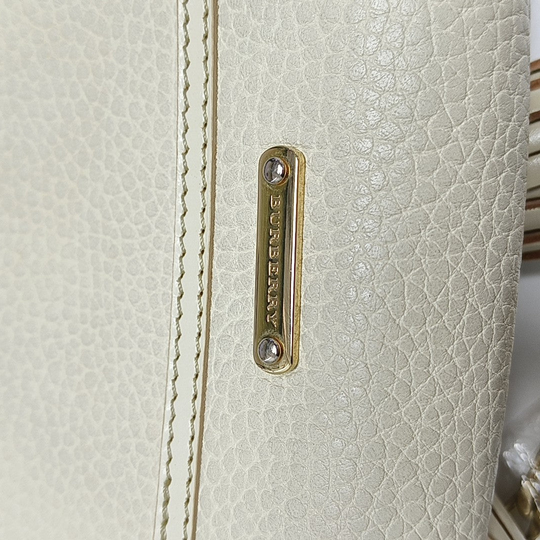 Calfskin Crossbody Bag Beige