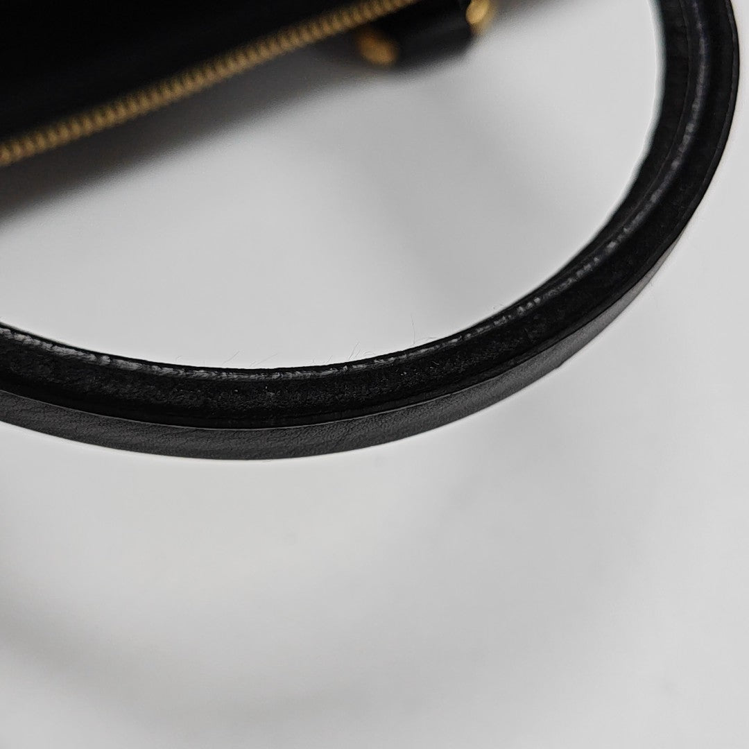Calfskin Crossbody Bag Black