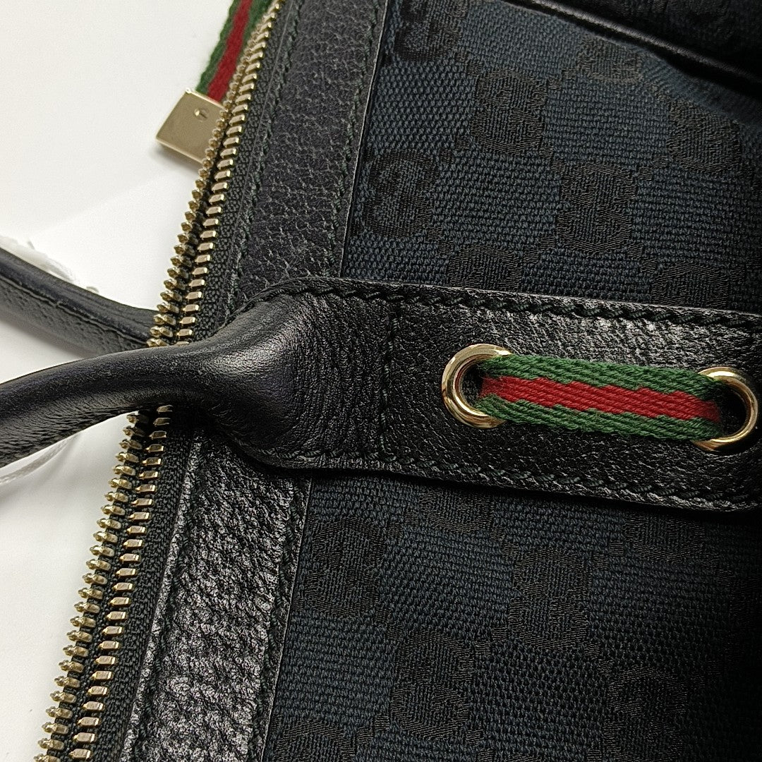 Princy Medium Monogram Canvas Black
