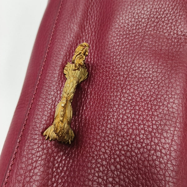 Calfskin Crossbody Bag Red