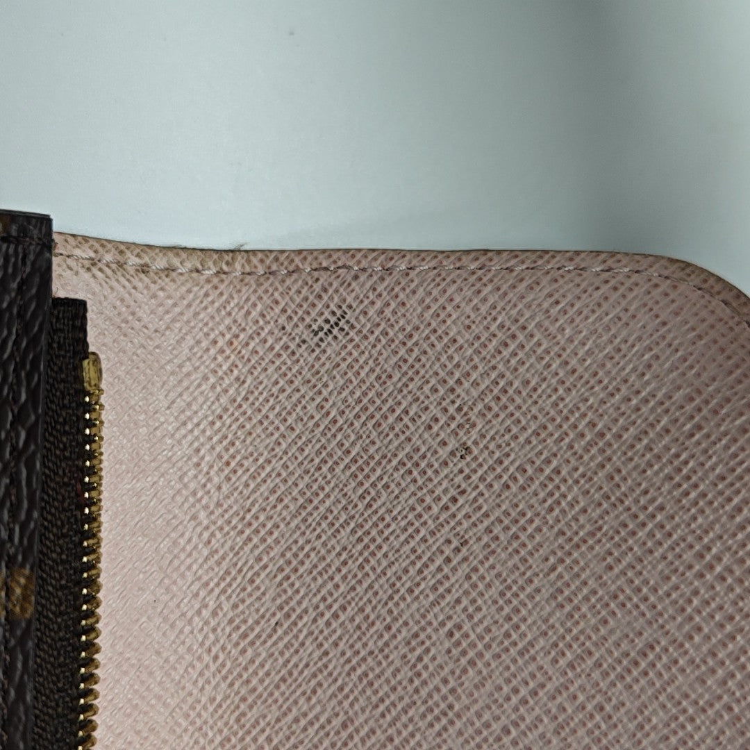 EMILIE Monogram Coated Canvas Brown Wallet