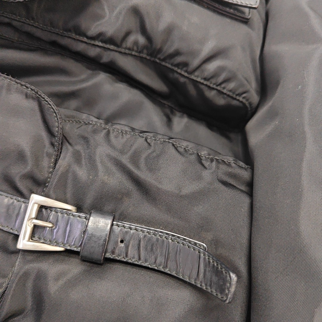 Nylon Top Handle Bag Black