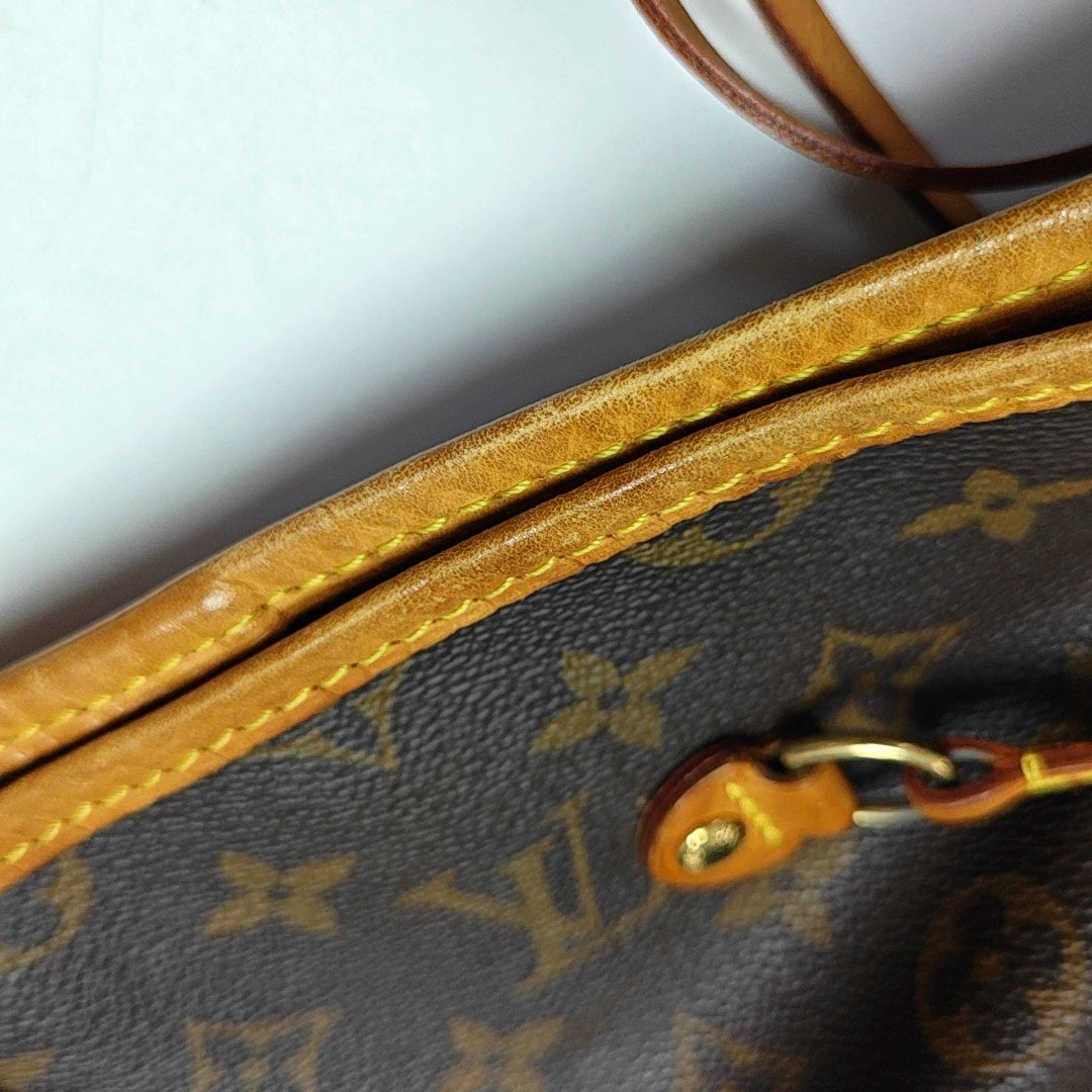 NEVERFULL GM Lona revestida Monogram Marrón