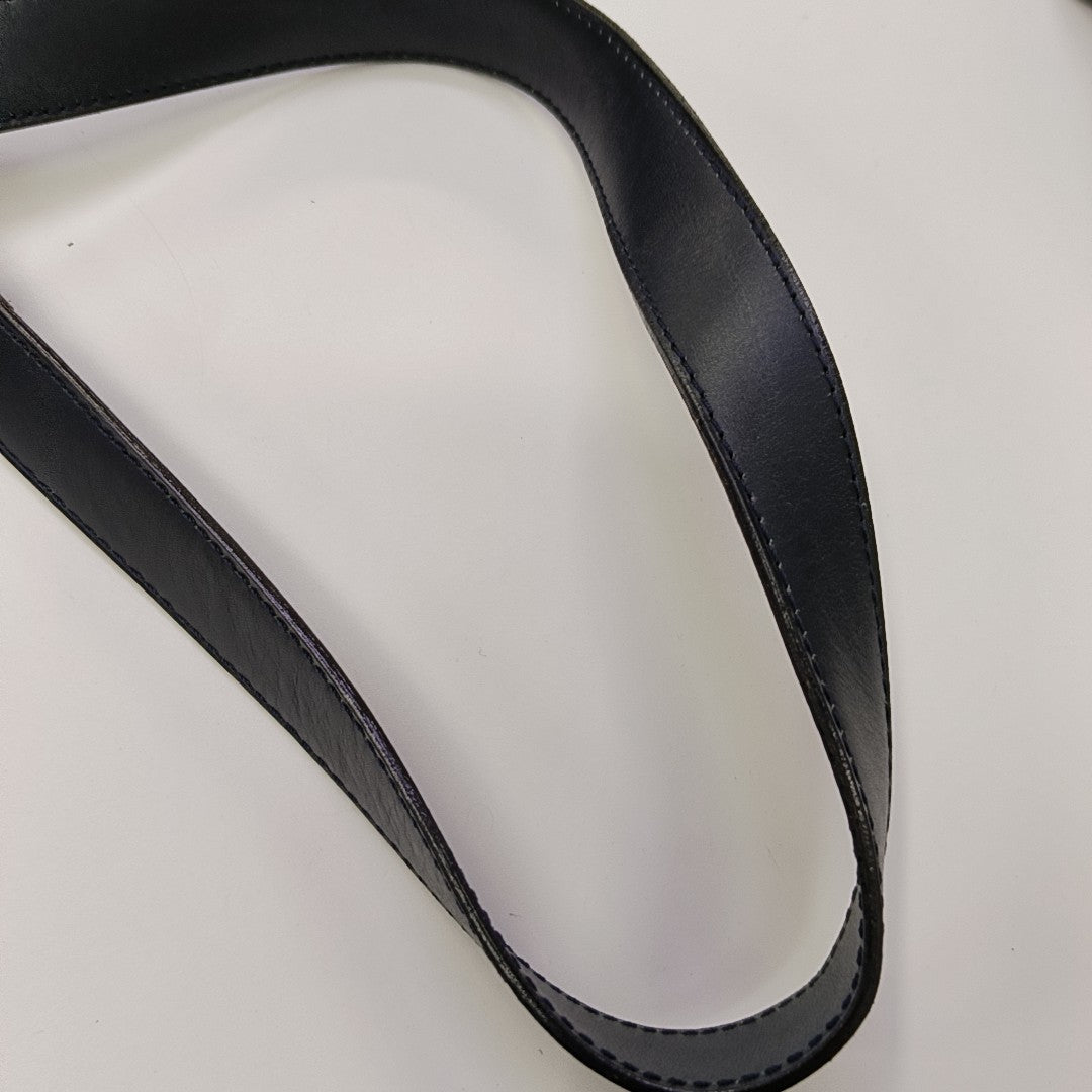 Calfskin Shoulder Bag Blue