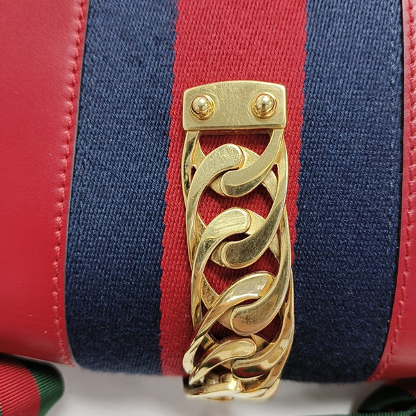 Sylvie Small Calfskin Red