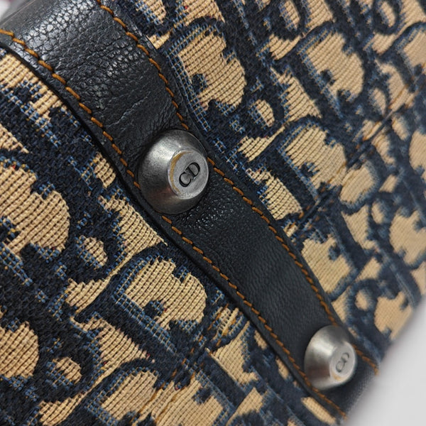 Oblique Canvas Top Handle Bag Multicolor