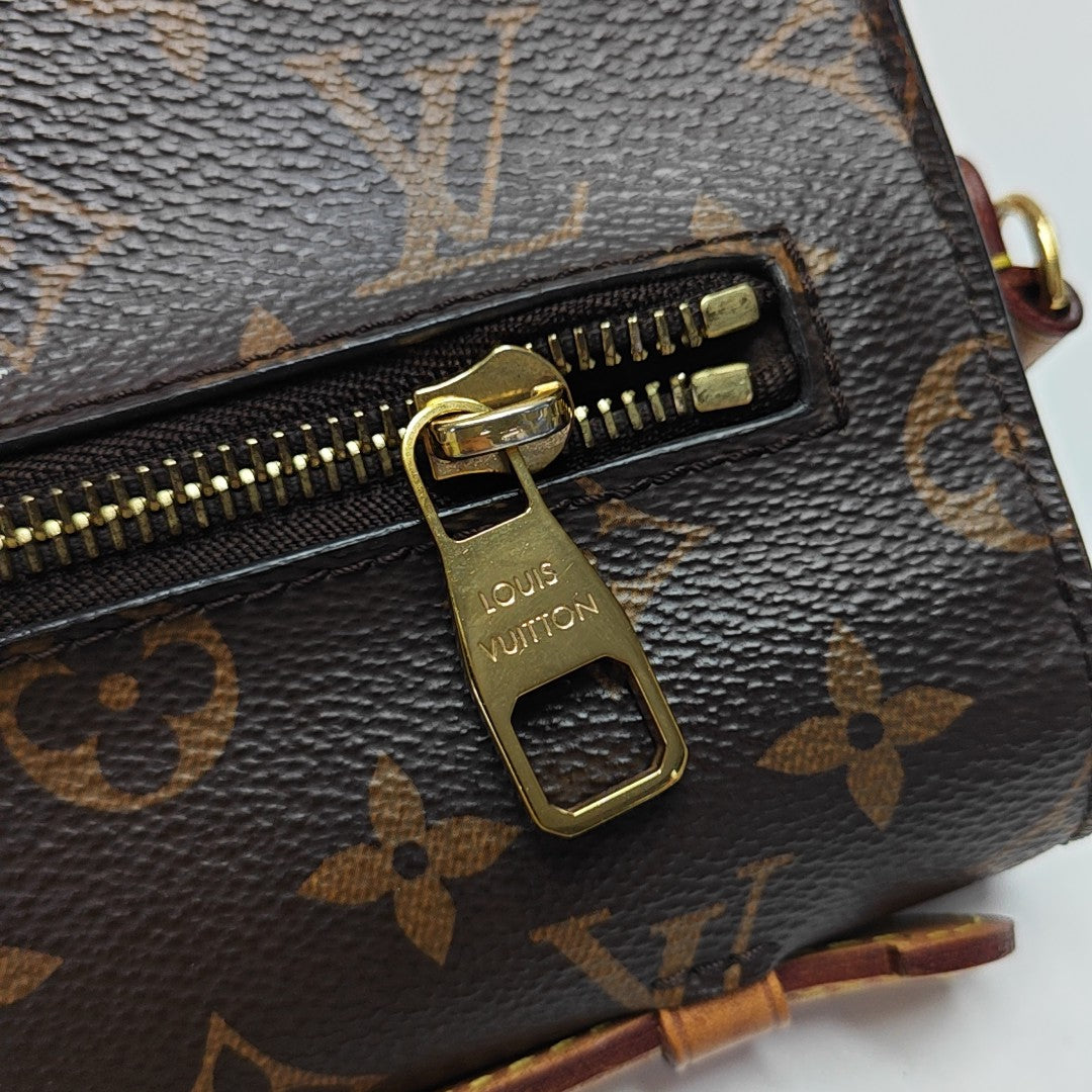 MÉTIS MM Lona Monogram Revestida Marrón