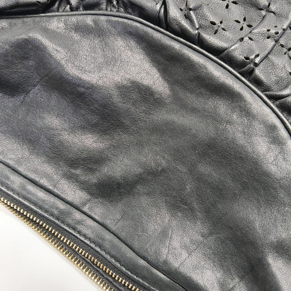 Calfskin Shoulder Bag Black