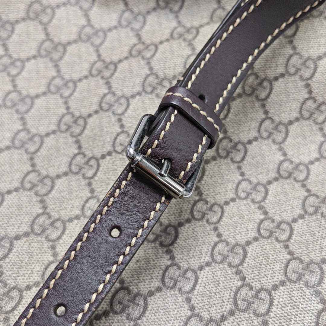 Monogram Coated Canvas Backpack Beige