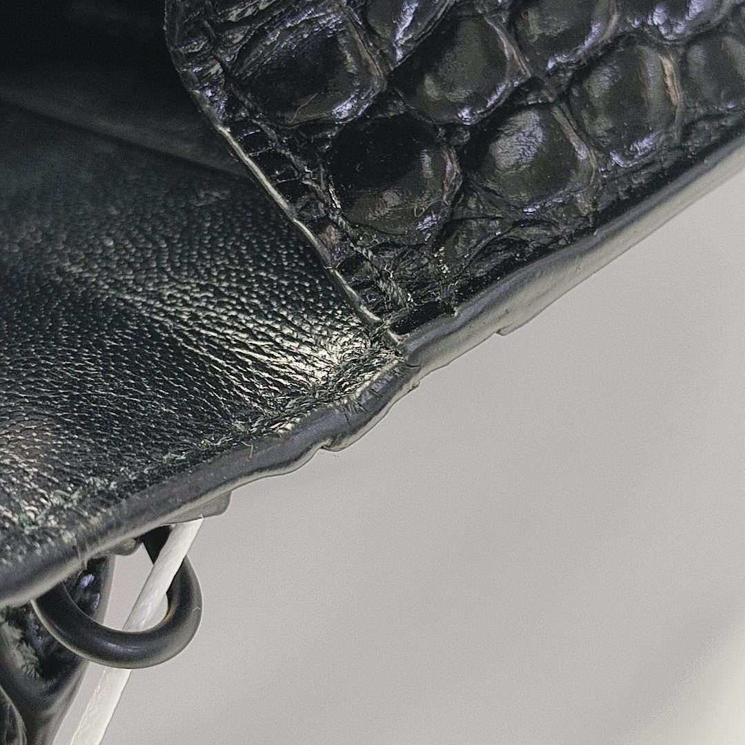 Hourglass Mini Calfskin Black