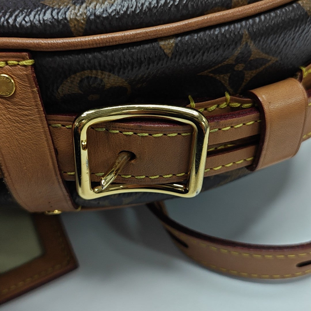BOITE CHAPEAU MM Monogram Coated Canvas Brown