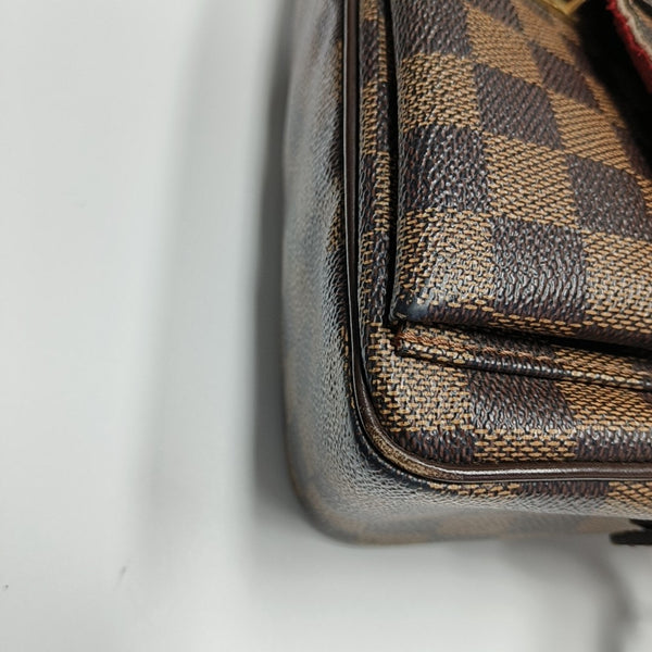 RAVELLO GM Damier Ebene Coated Canvas Brown