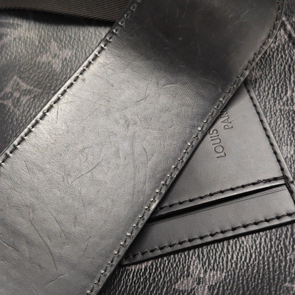 VOYAGER PM Monogram Coated Canvas Black
